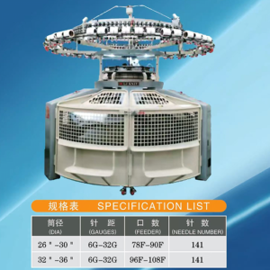 Single Jersey Open Width Knitting Machine